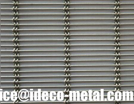 الصين شبكة معمارية من الفولاذ المقاوم للصدأ مضفرة ومُنسوجة زخرفية ZSW-436 لتكسية الواجهات المزود