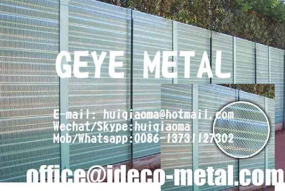 الصين الحاجز الصوتي المعدني الممتص، الحاجز الصوتي لوحات الحائط،ممتص الصوت (ثقب مستدير مثقوب) المزود