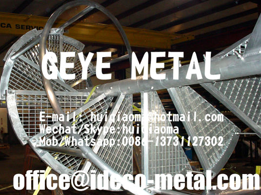 الصين الشباك المعدنية ، الشباك الفولاذية المضادة للنزلق ، أقدام السلالم للدرج المداري والدرج المداري المزود