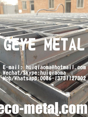 الصين شبكات فولاذية عادية على شكل I-Bar، شبكات قضبان معدنية ملحومة للمنصات والأرضيات وأغطية الخنادق المزود