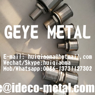 الصين فوهات شبكة احتجاز وسائط فلتر الرمل، فوهات فلتر مياه سلك إسفيني، فوهات رش سلك في من جونسون المزود