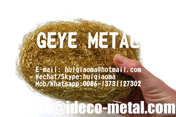 الصين صوف البرونزية الصلبة، صوف نحاسي رفيع/خام لملمع صدأ البندقية، صوف نحاسي Skein Pad Wad المزود