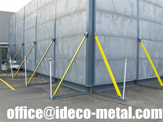 جدار حاجز صوتي/صوتي/ضوضائي مؤقت سريع التركيب المزود