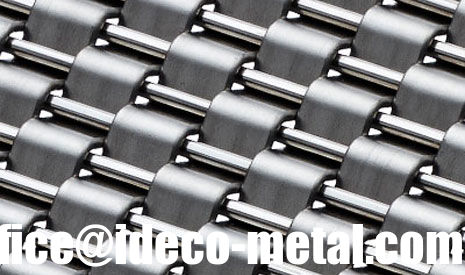 شبكة القناة المزخرفة لكسوة جدران المصاعد ستارة شاشة من الفولاذ المقاوم للصدأ المزود