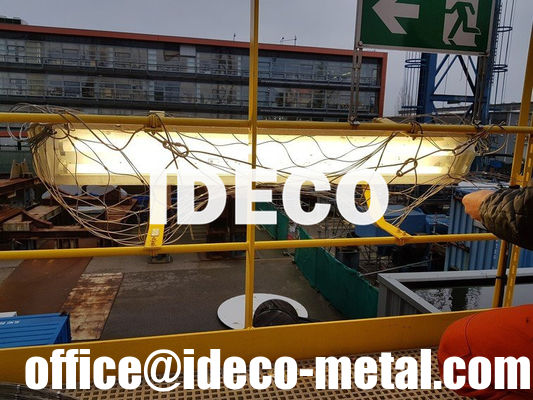 شبكات أمان IDECO، أكياس شبكية من أسلاك الفولاذ المقاوم للصدأ، شبكات كابلات سلكية احتجاز ثانوية، شبكات منع السقوط المزود