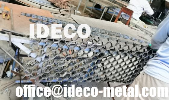 الشبكة السينية المقاومة للتآكل لمغلفات الفرن الصناعي المزود