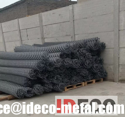 شبكة مزدوجة تويست Rockfall Tecco Mesh 65 مم × 65 مم حجم الشبكة طلاء الزنك المجلفن الثقيل المزود