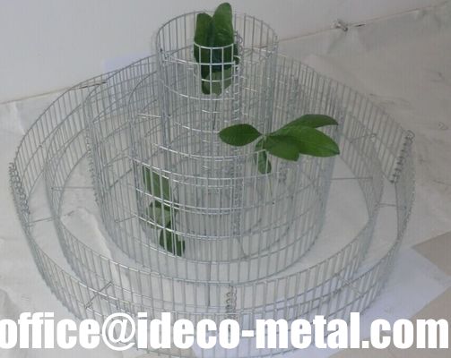 أوراق الحديقة المرفوعة المزخرفة الملحومة في الحلقات المدارية / الثلاثية للزهور والخضروات المزود