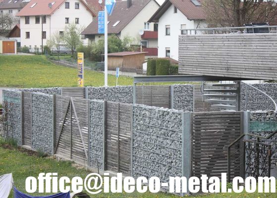 جابيون، جابيونات، حاجز بصري، سياج حجري، شبكة سلكية، أسوار حدائق، سلة حجارة المزود