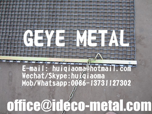 الملاءات المرنة الثقيلة الصلبة كلها ، شاشة سحب معدنية لملاعب الغولف / البيسبول / صيانة الملعب المزود