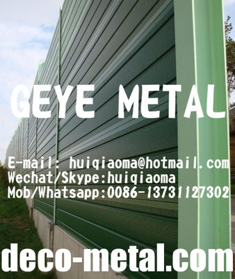 الحاجز الصوتي المعدني الممتص، الحاجز الصوتي لوحات الحائط،ممتص الصوت (ثقب مستدير مثقوب) المزود