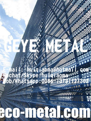 سياج واقٍ من الرياح أحادي الجدار للتحكم في الغبار، سياج رياح مثقب من الصلب لمكبات الفحم لمحطة الطاقة الحرارية المزود