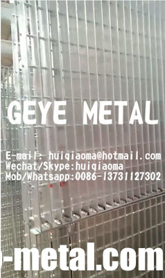 ألواح شبكية مستطيلة من الألومنيوم المؤكسد المقفل بالكبس، ملساء للأرضيات والمنصات المزود