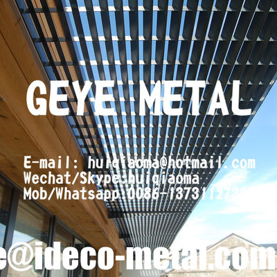 ضغط قفل شريط الألومنيوم الشبكية النوع المكشوفة، مظلة الشمس المكشوفة الألومنيوم الشبكية واقي الشمس المزود