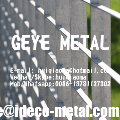 الأسوار المحيطية للشريط الألومنيوم، لوحات ملء المرفق، شاشة الأمن / التهوية المزود