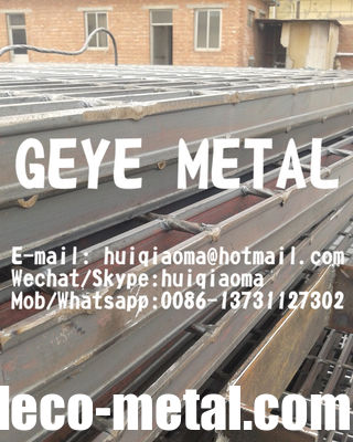 شبكات فولاذية عادية على شكل I-Bar، شبكات قضبان معدنية ملحومة للمنصات والأرضيات وأغطية الخنادق المزود