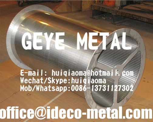 أسطوانات الشاشة السلكية المربعة، أسطوانات شاشة جونسون، أسطوانات ملف الفولاذ المقاوم للصدأ، شاشات الأسطوانات المزود