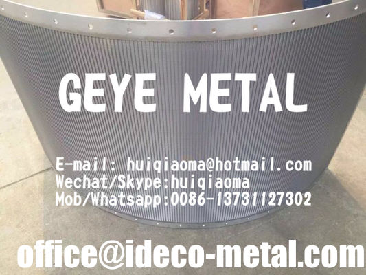 منحنيات غربال السلك الوتدي، منحنيات الغربال الثابتة شاشات DSM، شاشات التدفق السفلي من الفولاذ المقاوم للصدأ غير المسدودة المزود