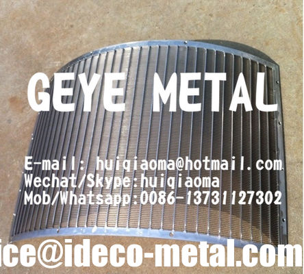 منحنيات غربال السلك الوتدي، شاشة DSM لفصل المواد الصلبة في مصانع النشا|قصب السكر|المناجم|المياه العادمة|الجيلاتين المزود