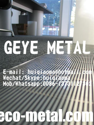 شبكات أرضية وحصائر مدخل من أسلاك الوتد لحماية الكعب، غطاء تصريف من الفولاذ المقاوم للصدأ آمن للكعب، قناة تصريف مياه الأمطار المزود