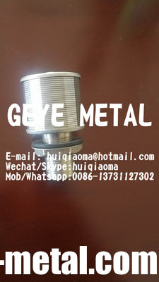 فوهات شبكة احتجاز وسائط فلتر الرمل، فوهات فلتر مياه سلك إسفيني، فوهات رش سلك في من جونسون المزود