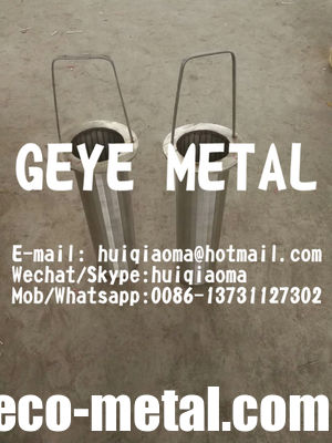 أسطوانات سحب الأسلاك الوعاء، أسطوانات تصفية الأسلاك الوعاء من الفولاذ المقاوم للصدأ، أسطوانات شاشة جونسون المزود