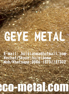 صوف البرونزية الصلبة، صوف نحاسي رفيع/خام لملمع صدأ البندقية، صوف نحاسي Skein Pad Wad المزود