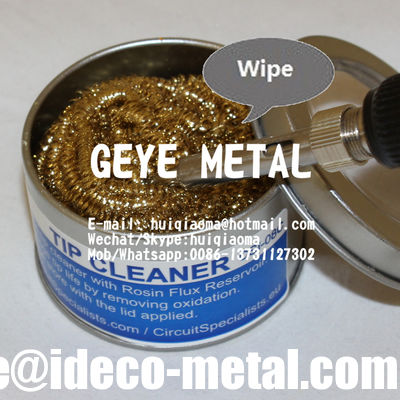 مجموعة حامل لحام مكواة مع إسفنجات كرة نحاسية ناعمة، منظف طرف لحام نحاسي جاف/بدون ماء المزود