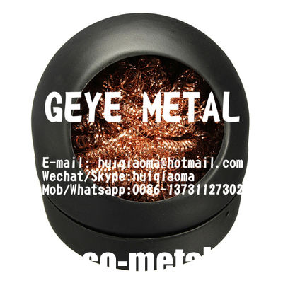 كرات تنظيف سلك النحاس البرونزي، إسفنجة، حامل قوي لحامل لحام/قصدير/مكواة لحام نحاسية المزود