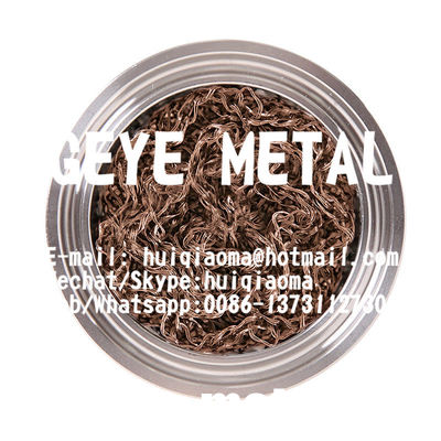 شبكة نحاسية مجدولة متعددة الخيوط مجعدة لتعبئة أعمدة التقطير لتخمير البيرة والنبيذ، نحاس نقي 100% المزود