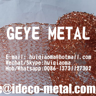 شبكة سلكية من النحاس العارية للأسلاك، أكمام شبكة من النحاس للموصلات، أشرطة غاز النحاس للخياطة المزود