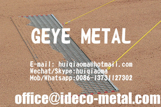 سجادات اليد المعدنية ، سجادات اليد الصلبة الكاملة للممرات والخضراء ، العشب / كرة القدم الصفراء / البيسبول / مطلعي الملاعب الرياضية المزود