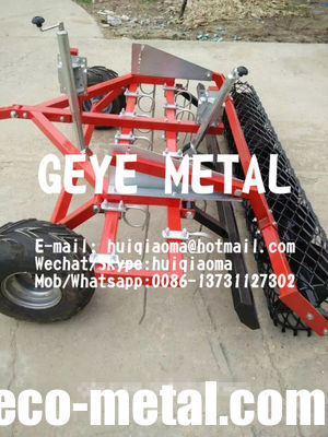 آلات التسوية ركوب الخيول الملاعب التسوية / المرافق التربة مع الضغط الهيدروليكي ، ATV قابل للجذب الملاعب المرافق المحراث المزود